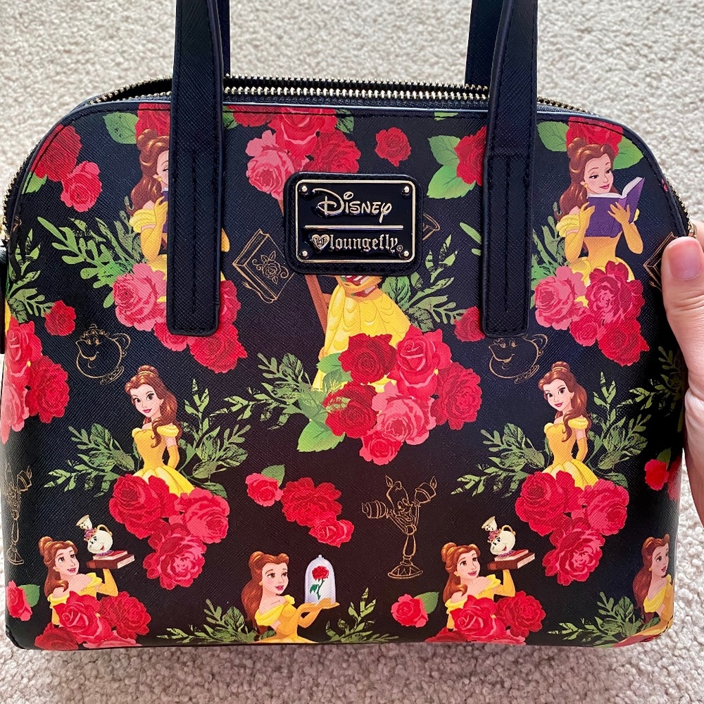 Disney Loungefly Bag Beauty And The Beast Belle F… Gem